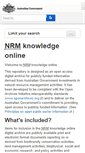 Mobile Screenshot of nrmonline.nrm.gov.au